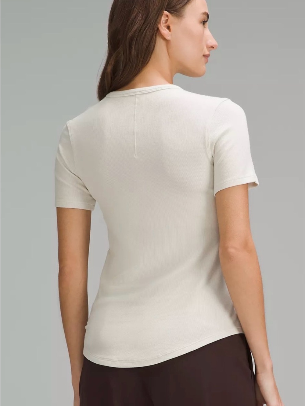 Lululemon Hold-tight ribbed short sleeves size small - FLAWED